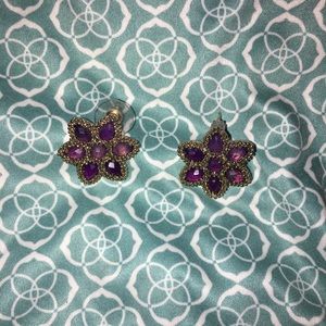 Kendra Scott Multi Stone Flower Stud Earrings